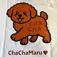 NATURE×NATURE DOG-茶々丸-Tシャツ：イラスト